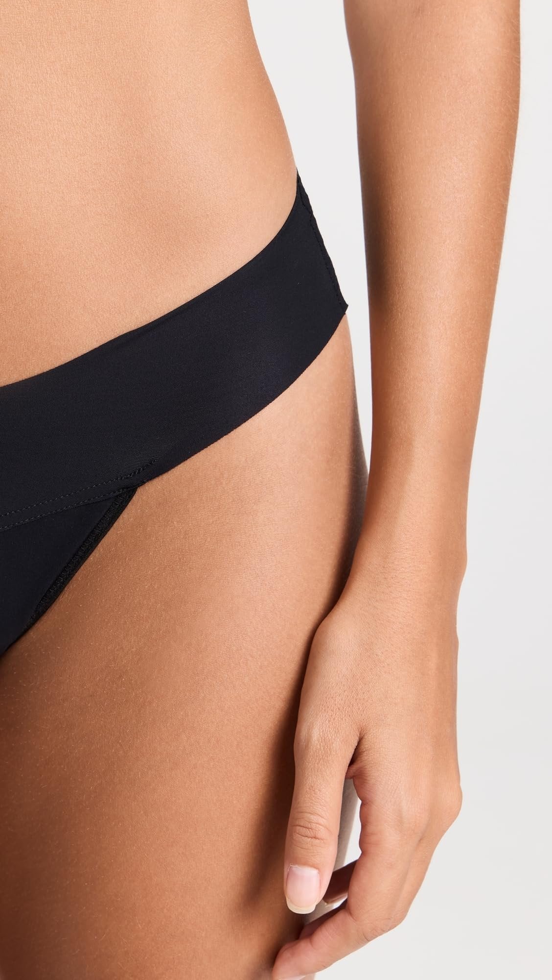 hanky panky - BreatheSoft Natural Rise Thongs for Women | Comfortable Everyday Lingerie Panties | Sizes (XS-XL) | 3 pack