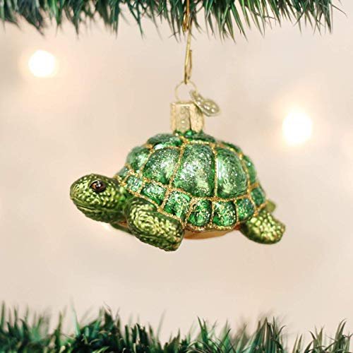Old World Christmas Ornaments: Turtles Glass Blown Ornaments for Christmas Tree