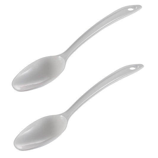 Hutzler Lopol Nylon, Set of 2 Cooking Spoon, 11", White