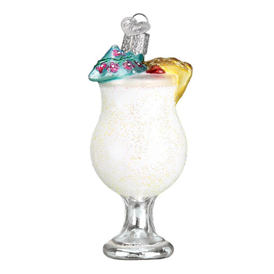 Old World Christmas Ornaments: Adult Beverages Glass Blown Ornaments for Christmas Tree,Pina Colada