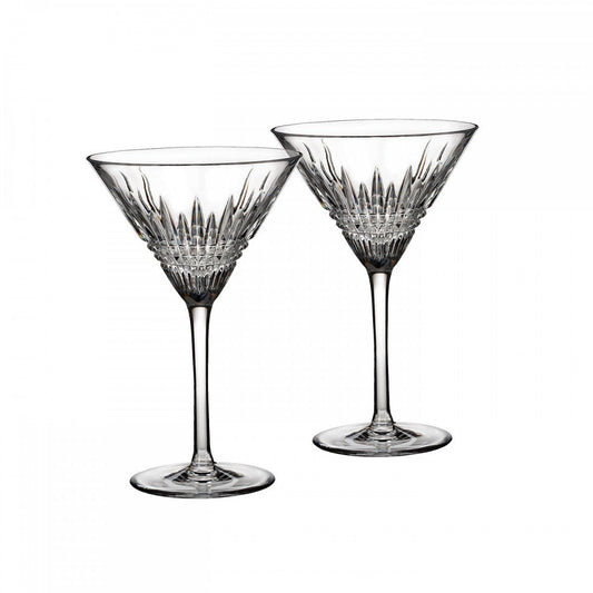 Waterford Lismore Diamond Martini Glass, Set of 2