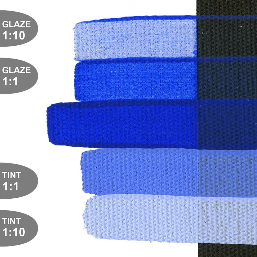 SoFlat Matte Acrylics by GOLDEN, Ultramarine Blue, 16 fl. oz. Jar, Professional Acrylic Paint, Semi-Opaque