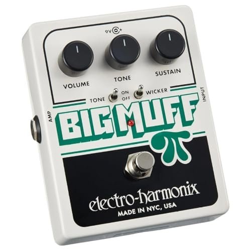 Electro-Harmonix Big Muff Pi with Tone Wicker Fuzz Pedal