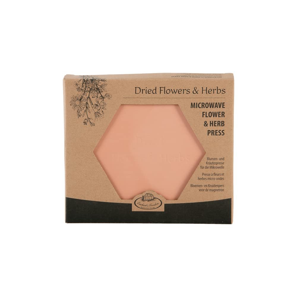 Fallen Fruits Flower and Herb Press | Microwaveable Terracotta Heavy Hexagonal Press