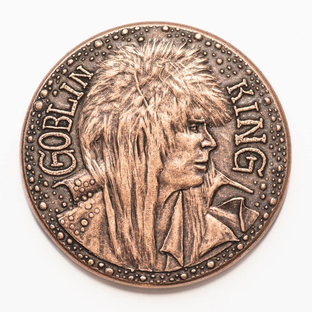 Labyrinth Goblin King Jareth Copper Coin