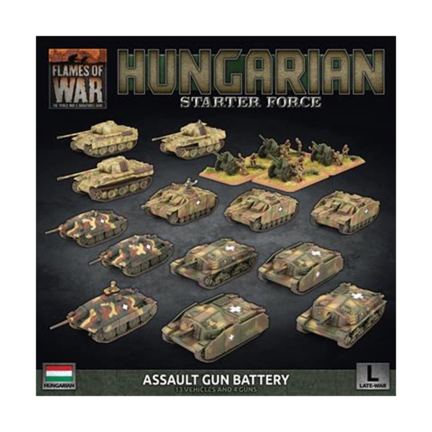 Battlefront Miniatures Hungarian Starter Force - Zrinyi Assault Gun Battery SW