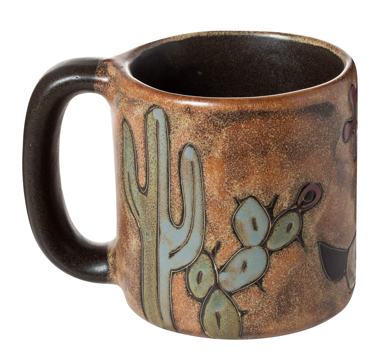 Mara Stoneware Death Valley Desert Cactus 16oz Handcrafted Mug
