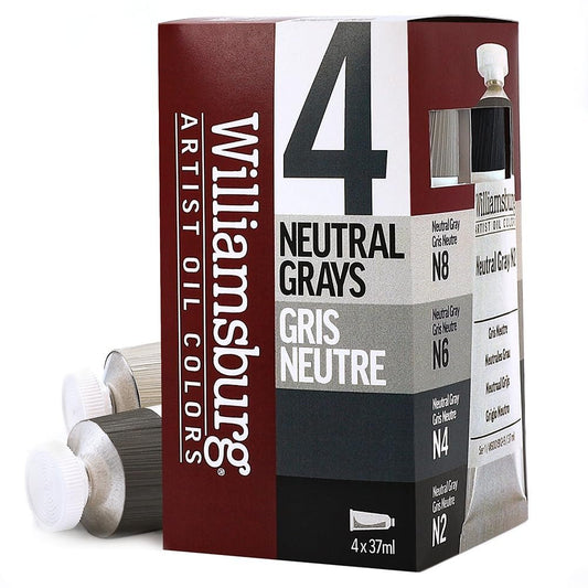 Golden Artist Colors Williamsburg Oil Neutral Gray 4pc Set (60089100)