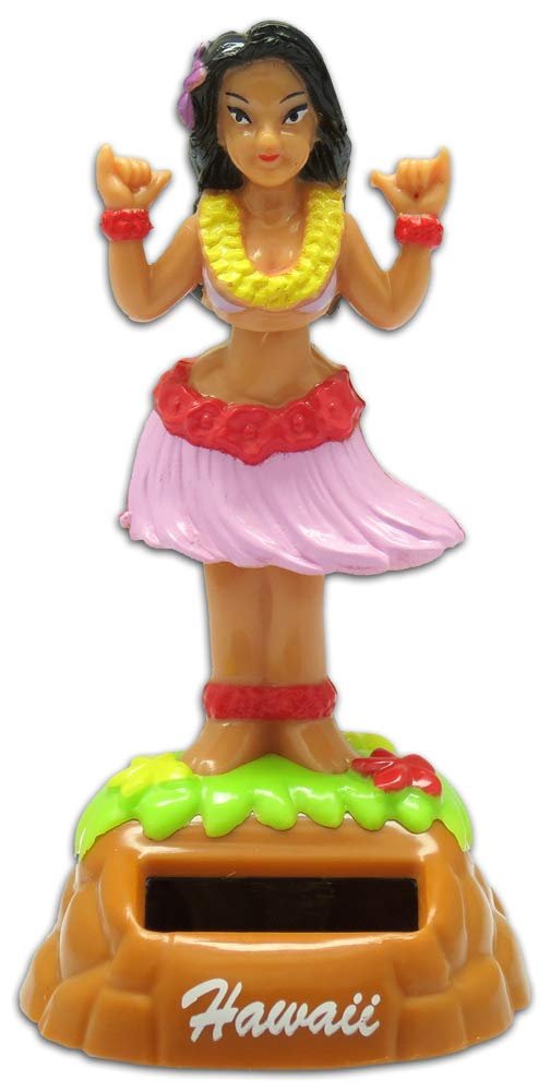 Shaka Hula Girl Solar Dashboard Doll