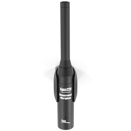 Apex Apex220 Linear Measurement Omnidirectional Condenser Microphone with Clip