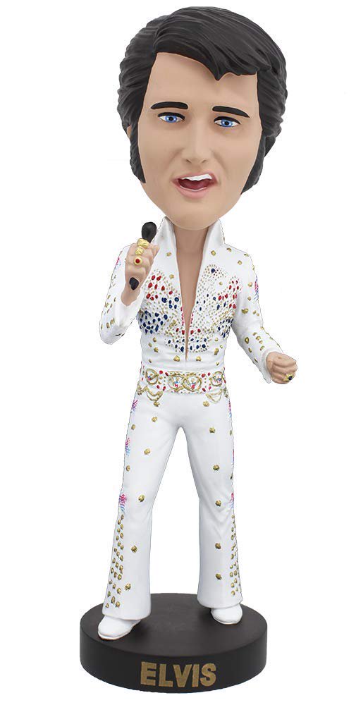 Royal Bobbles Elvis Presley Aloha from Hawaii Collectible Bobblehead Statue