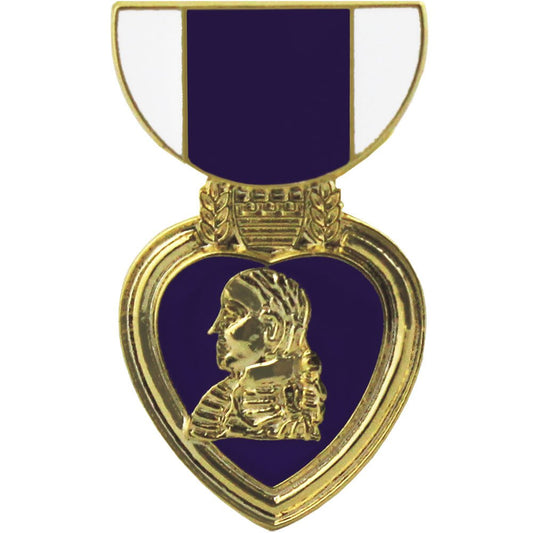 Purple Heart Medal 1" Lapel Pin