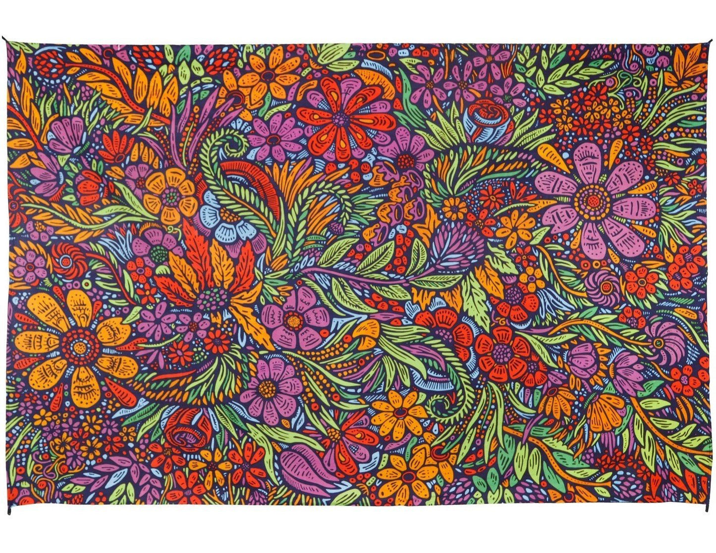Sunshine Joy 3D Lush Flower Floral Art Tapestry Hippie Wall Hanging Huge 60x90 Inches