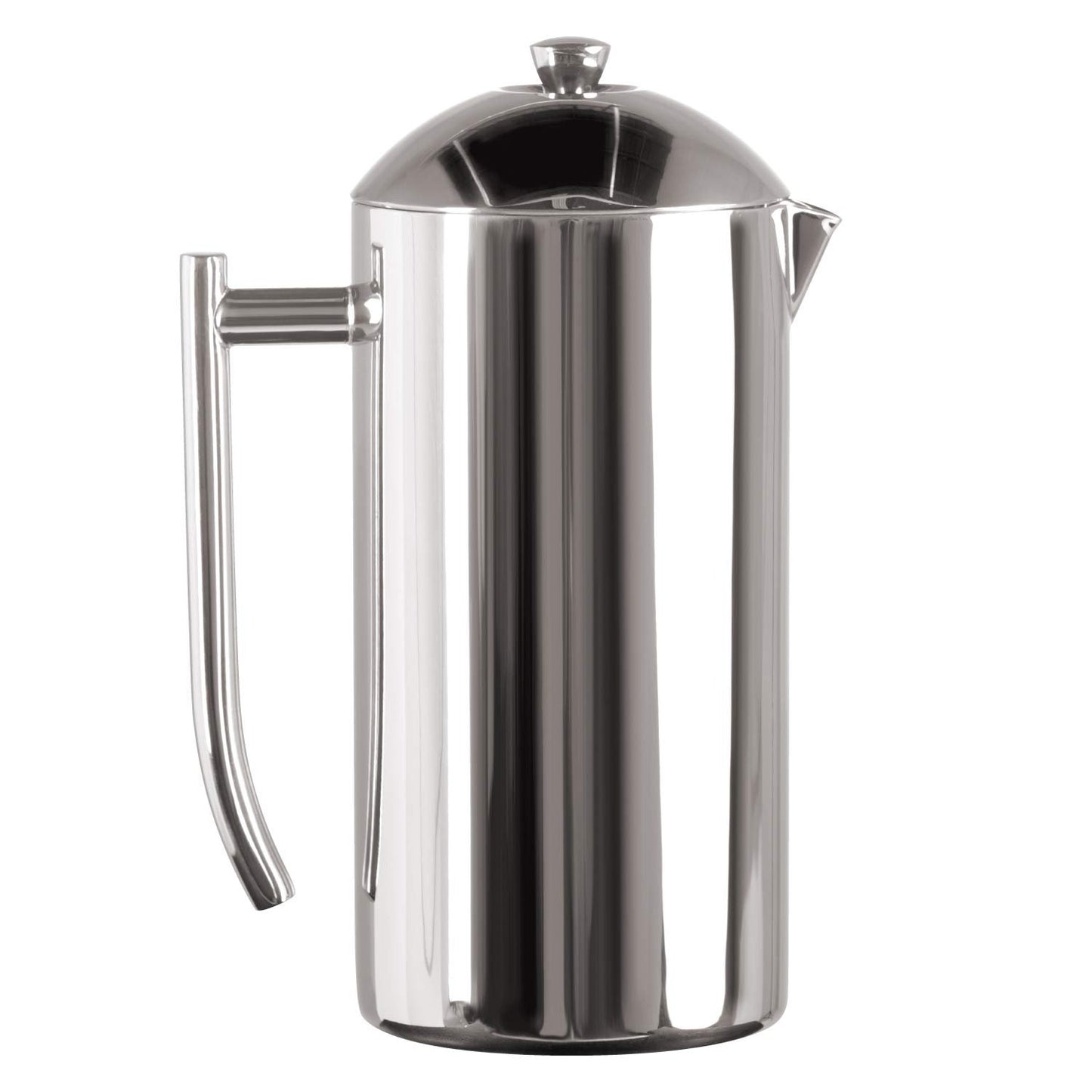 Frieling USA Double Wall Stainless Steel French Press Coffee Maker with Zero Sediment Dual Screen