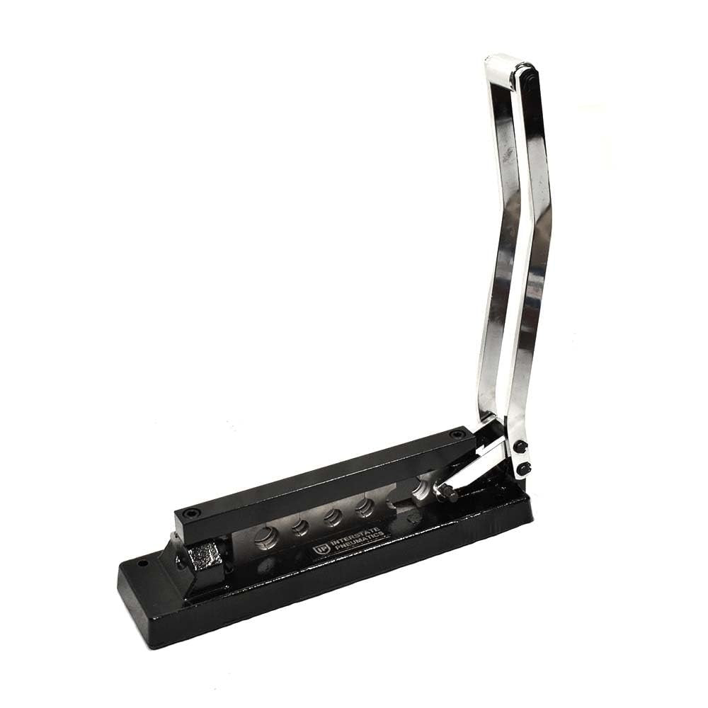 Interstate Pneumatics H8-KIT1 Heavy-Duty Bench Crimper (H8) with Ferrules (50PK) 0.718 Inch ID x 1 Inch & 0.656 Inch ID x 1 Inch