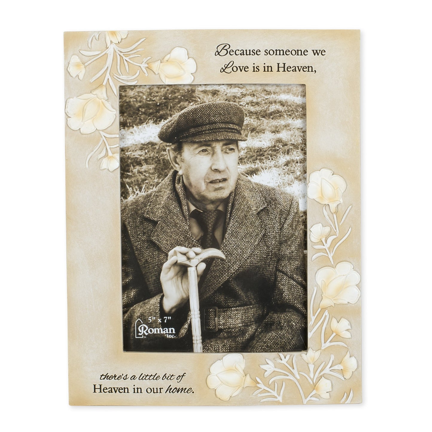 Roman There's A Little Bit of Heaven in Our Home Memorial Picture Frame Holds 5 x 7 Photo