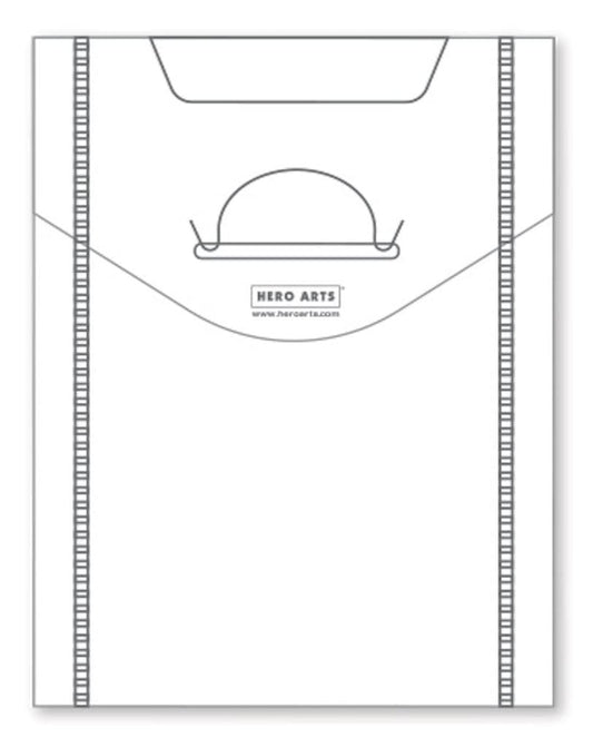 HERO ARTS Storage ENVELOPES 4X5 10PK, Clear
