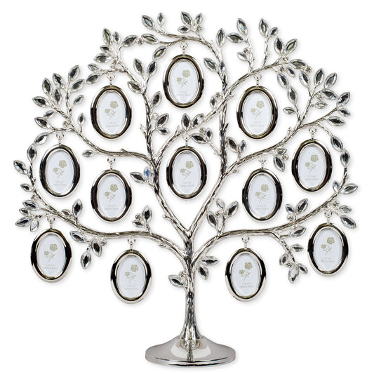 Roman Giftware Inc., Caroline Collection, Family Reunion Gift, 12" H Family Tree with 12 Photo,Religious, Inspirational, Durable (2x12x12)