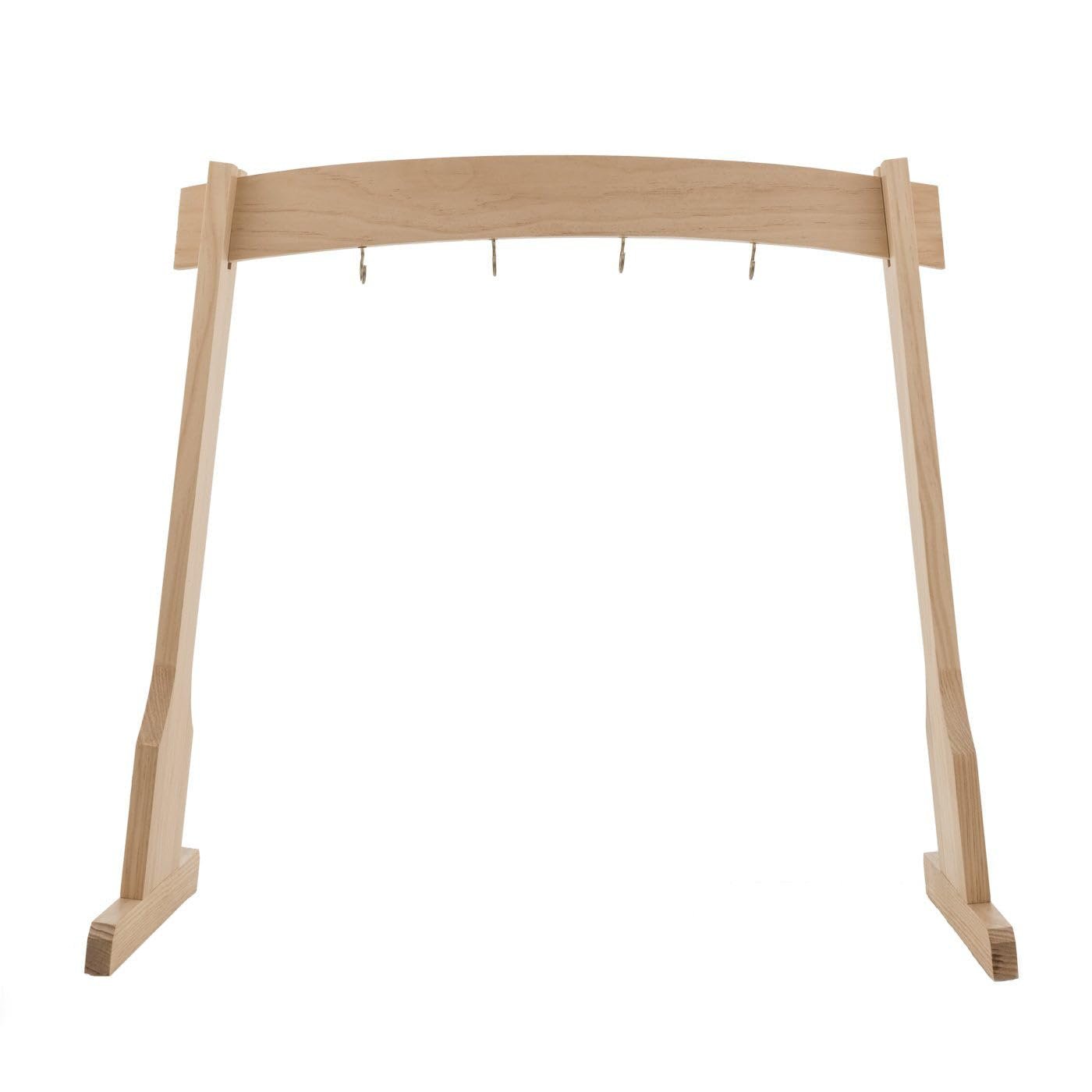 East 14th St/Chimefornia Stand for 14" Gongs or 4 Koshi Chimes - Includes 1 Stand/Multipurpose Stand for 1 Gong or 4 Koshi & Zaphir Chimes/Made of Pine