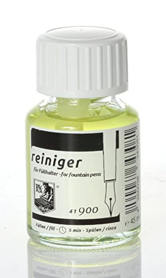 Rohrer & Klingner Fountain Pen Cleaner, 45ml - Removes Stubborn Dirt, Gentle on Ink Conductors and Seals