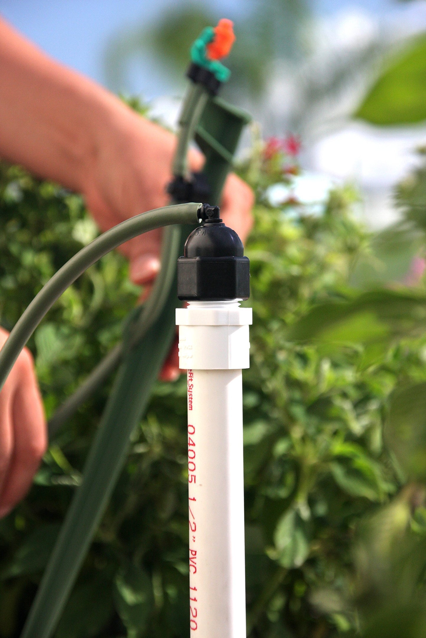 Mister Landscaper MLA-1RA1 Drip Irrigation 1 Way Sprinkler Converter (2 Quantity)