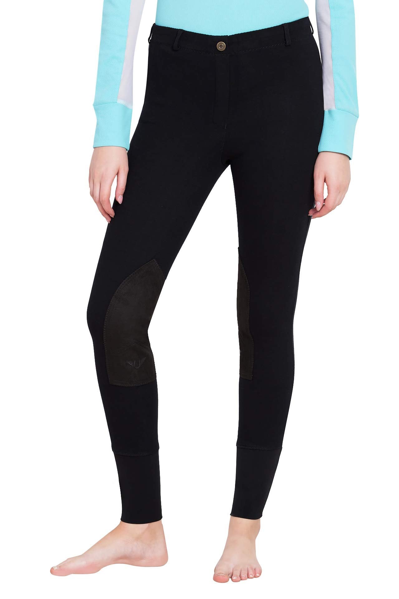 TuffRider Ladies Starter LowRise Pull-On Knee Patch Breeches