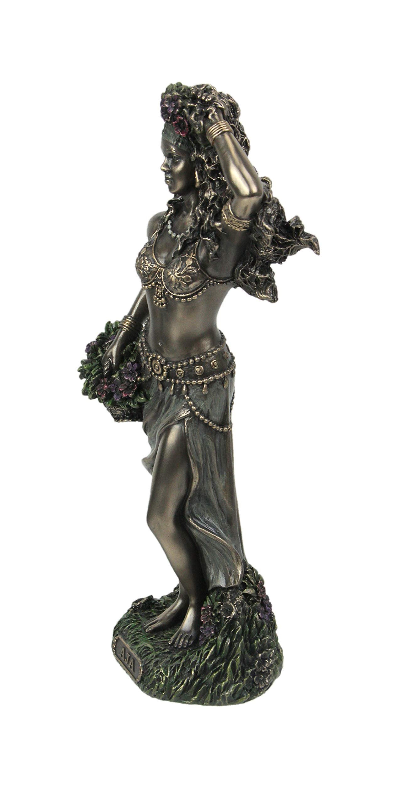 Veronese Design 8 5/8" Aja Santeria Orisha of Forest and Herbs Cold Cast Resin Bronze Finish Statue