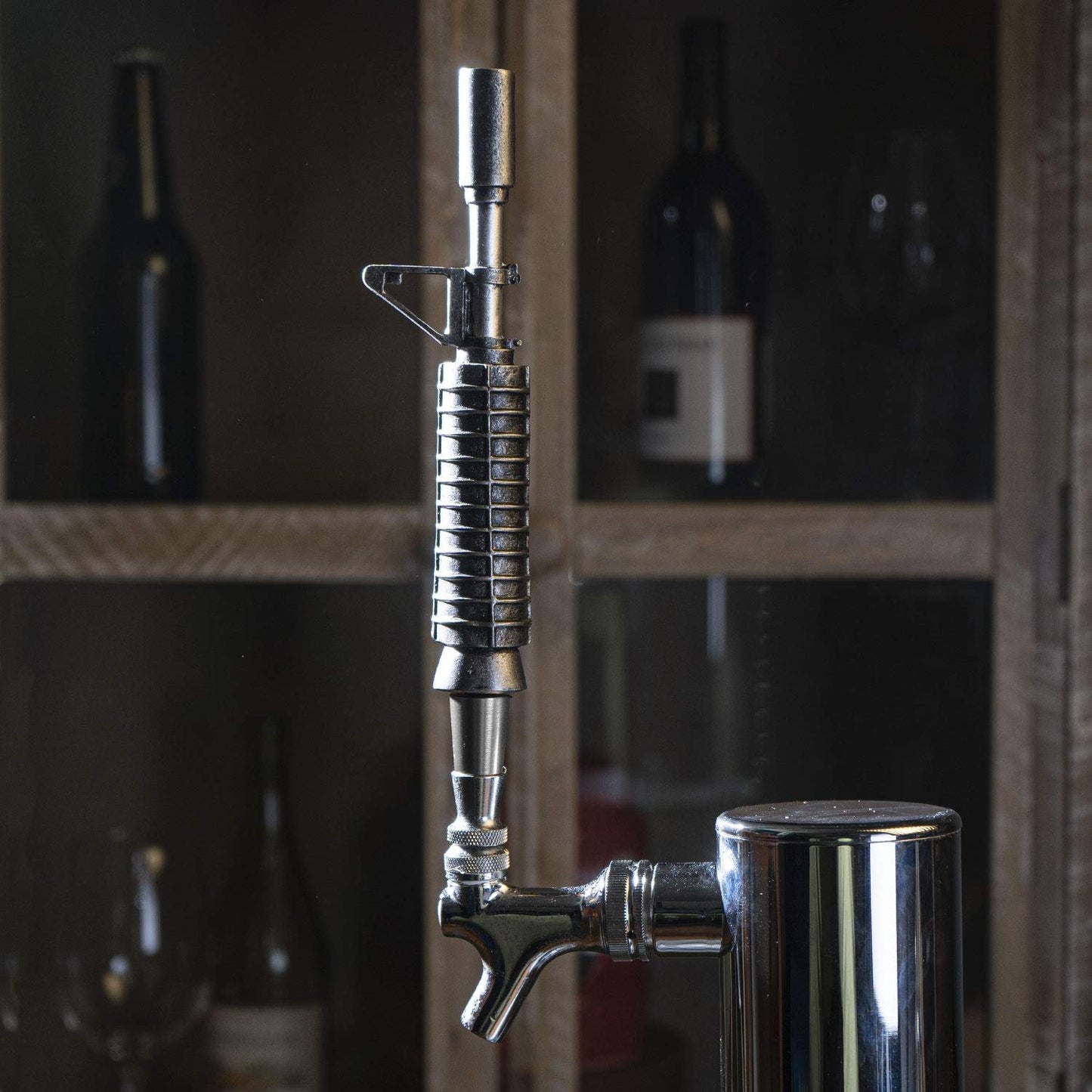 Brewing Beer Tap Handle for Home Brew Kegerators, 2nd Amendment Inspired Handles for Draft Beers Standard Universal Faucet, Man Cave Bar Accent Decor, Fits Most 3/8 Thread