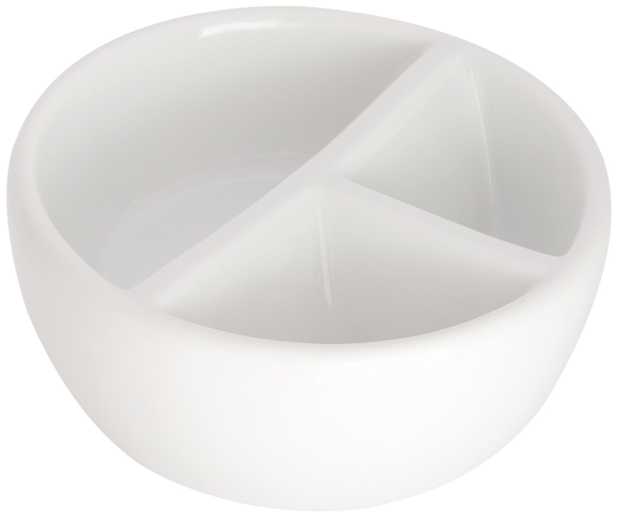 Jack Richeson Porcelain Palette 3 Well Round Mixing Bowl