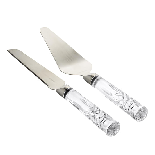 Waterford Lismore Cake Knife & Server, 2-Piece Set, Clear