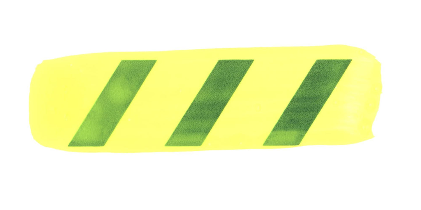 High Flow Acrylics by GOLDEN, Fluorescent Chartreuse, 16 fl. oz. Bottle, Professional Acrylic Paint, Transparent