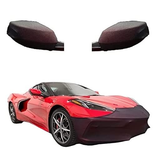 C8 Corvette Stingray NoviStretch Front + Mirror Bra Combo High Tech Stretch Mask Fits: C8 2020 + Later Base and Z51 Corvettes