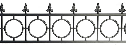 Melody Jane Dollhouse Victorian Black Widows Walk Railing Balustrade 1:12
