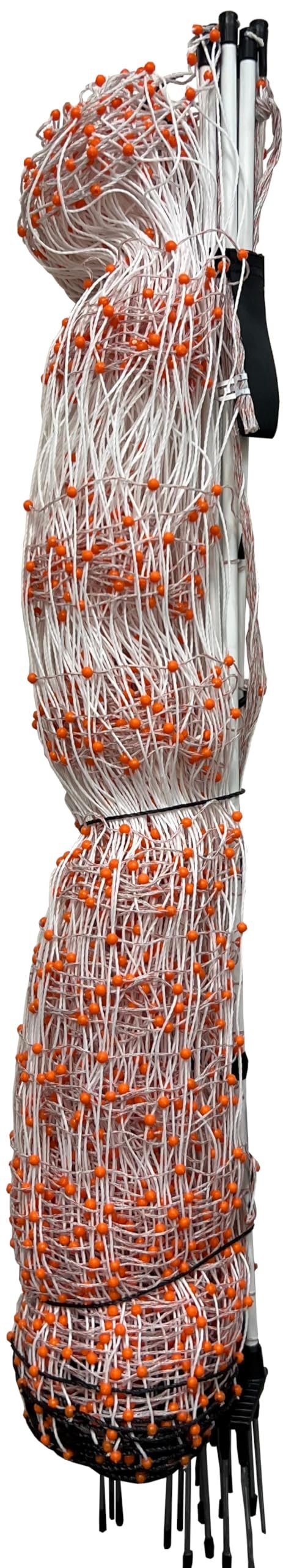 Gallagher Electric Poultry Netting, Chicken Fence Repels Predators, 9 Mixed Metal Strands for 48x More Conductivity and Consistent Voltage, Sturdy Wire Fencing Keeps Poultry Safe - 164' x 48"