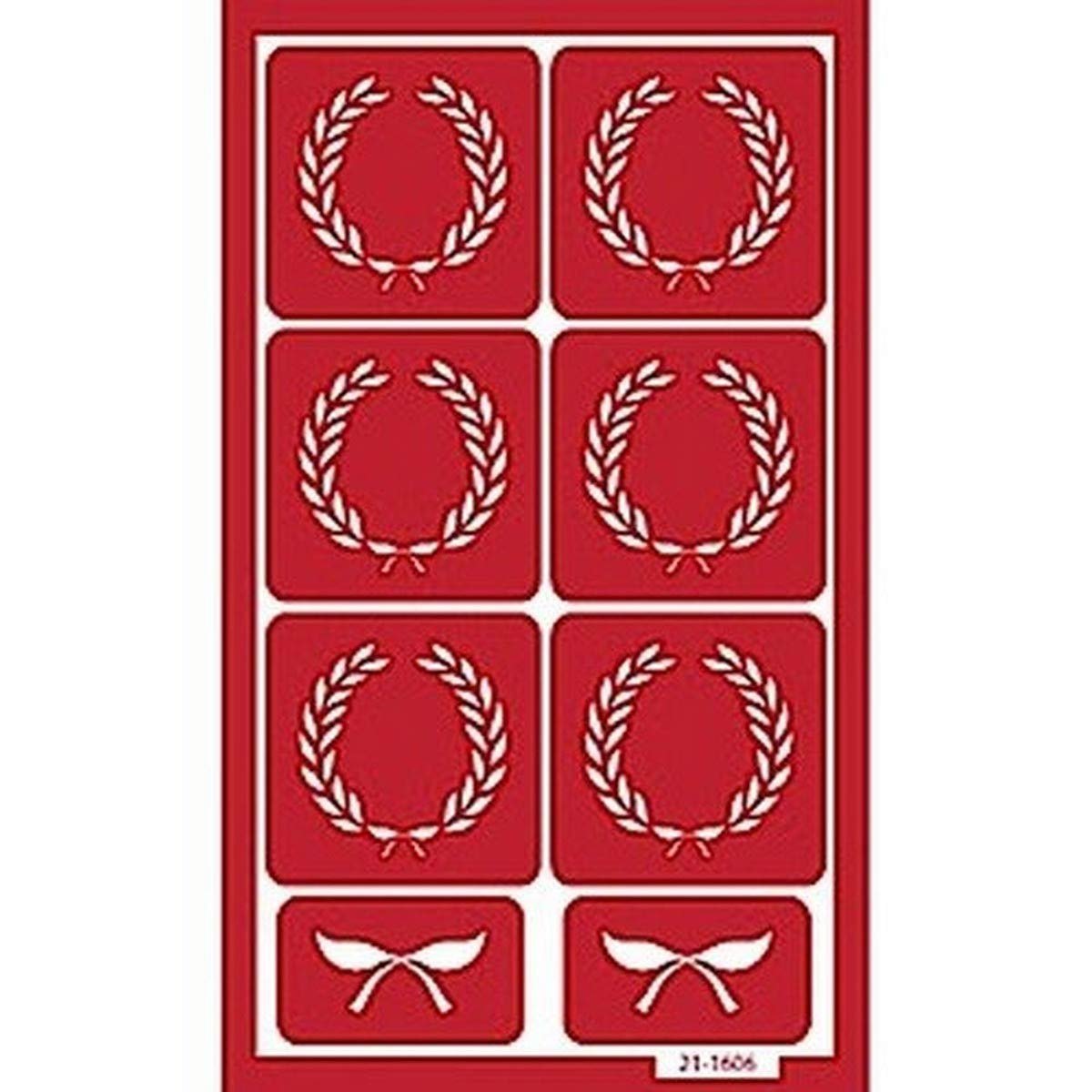 Armour Etch Over N Over Stencil, Crests
