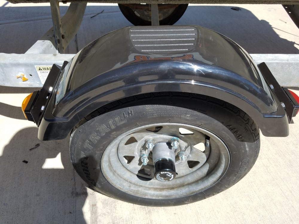 Bearing Buddy (4) 2.441" Chrome for Boat Trailer with Protective Bra - Wheel Center Caps 2441 (2 Pairs)