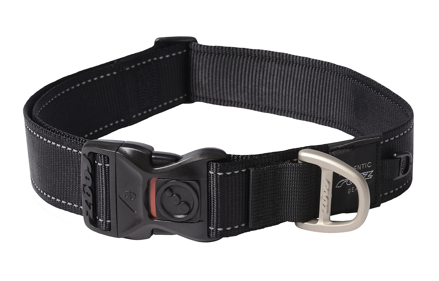 Rogz Utility Large 3/4-Inch Reflective Fanbelt Dog Collar