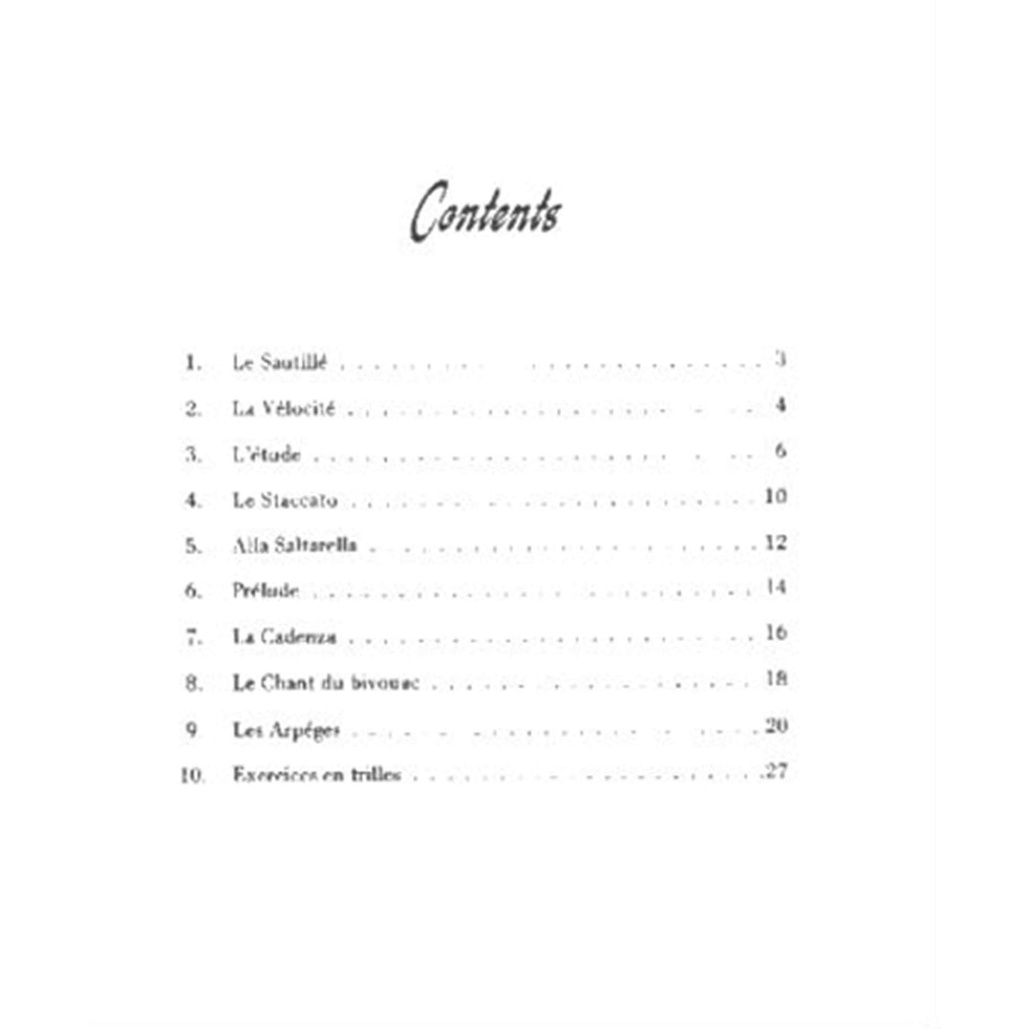 Wieniawski, Henryk - Ecole Moderne, Op 10 - Solo Violin - edited by Ivan Galamian - published by International Music Com
