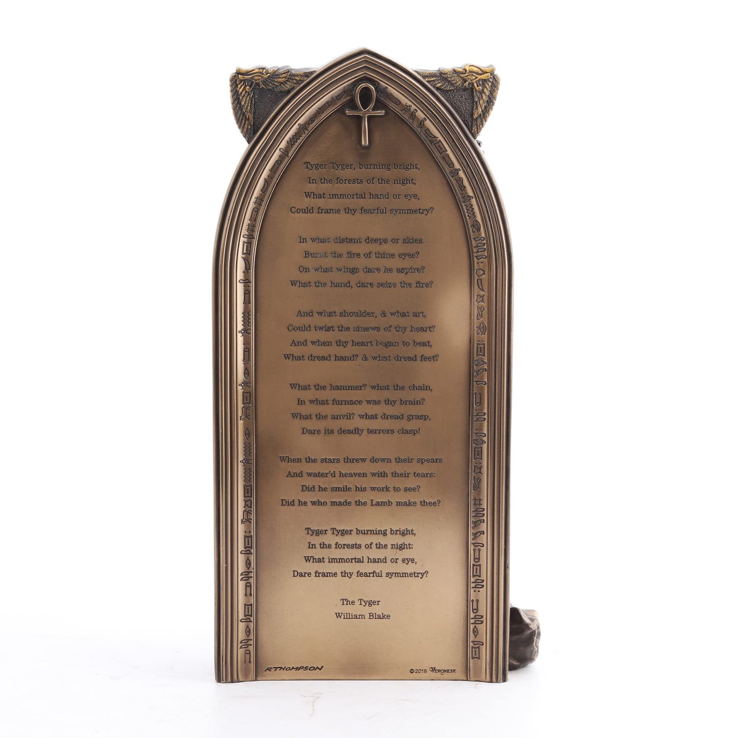 Veronese Design 10 5/8 Inch The Priestess Egyptian Goddess Resin Statue Bronze Finish