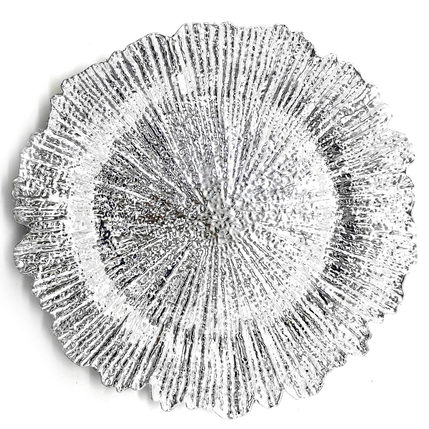 allgala Heavy Quality Round Charger Plates - Elegant Gold Chargers for Dinner Plates