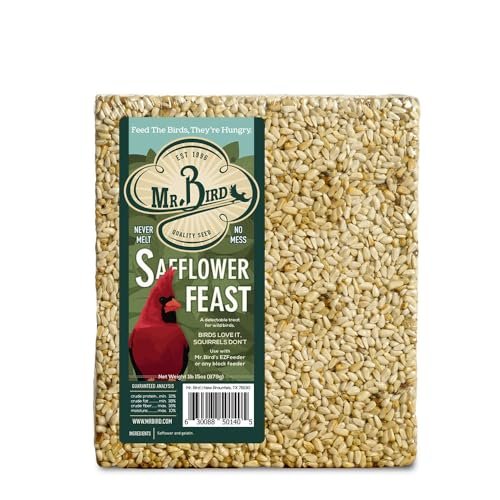 Mr. Bird Safflower Feast Large Wild Bird Seed Cake 1 lb. 15 oz.