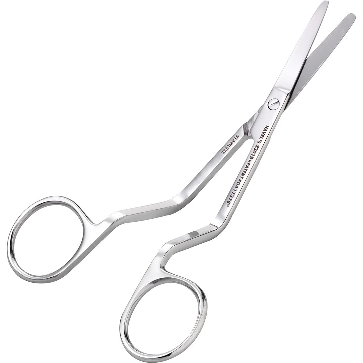 Havel's Double-Curved Applique scissors, Silver