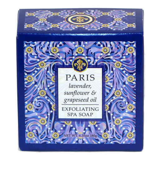 Lavender Bath Soap Natural Shea Butter Triple Milled Greenwich Bay Trading Co. Desitnation Spa Paris Collection 6.35 oz