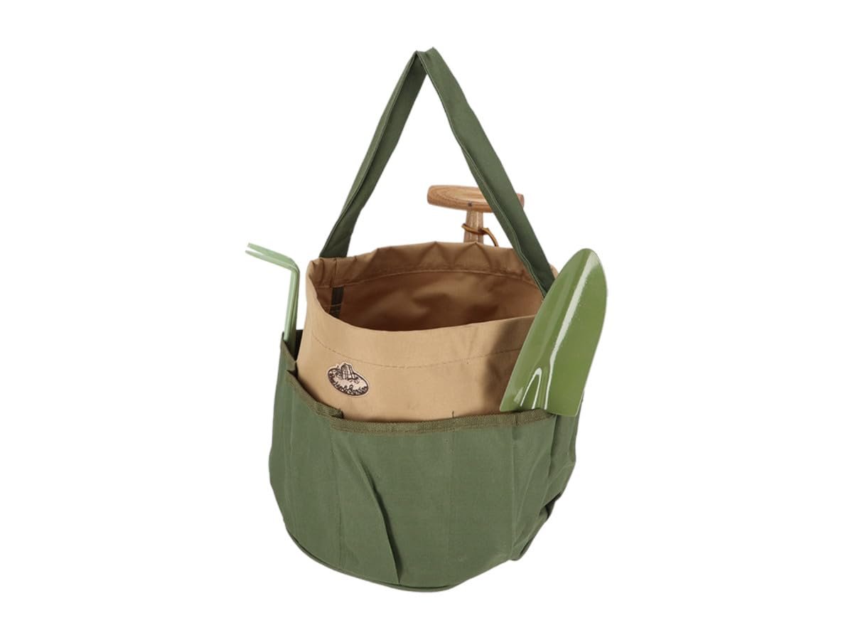 Esschert GT05 Design GT05 28 x 28 x 26cm Textile Garden Tools Bag - Green