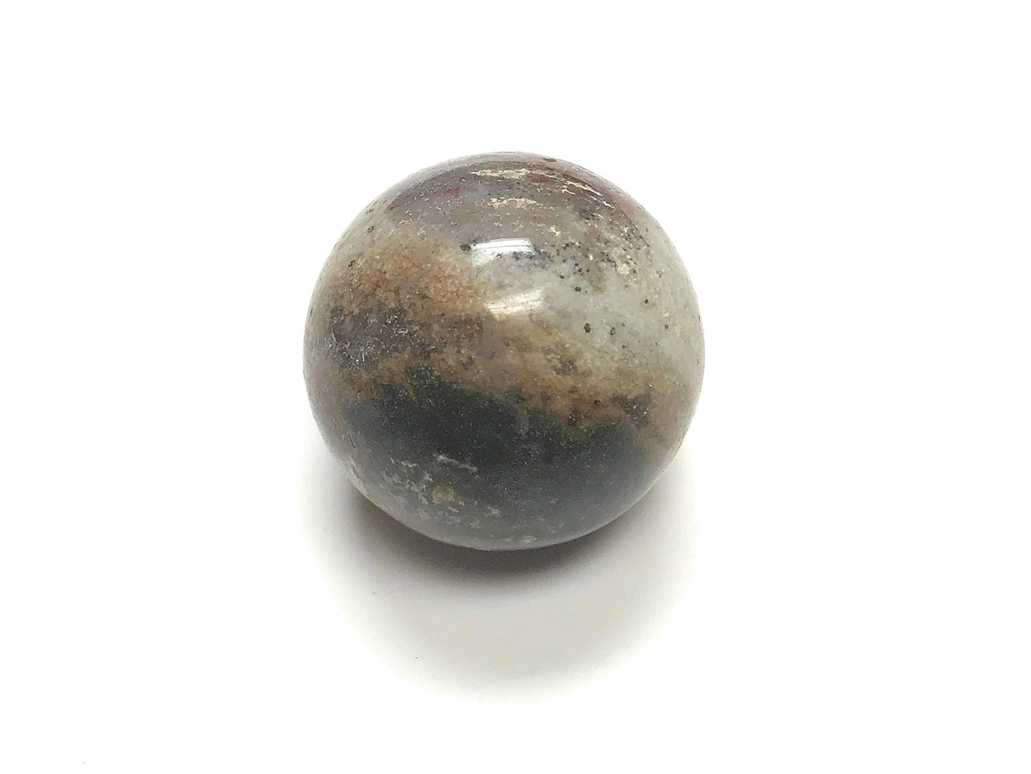 Zentron Crystal Collection 25mm Polished Sphere Gemstone Pocket Sized 1" with Velvet Bag