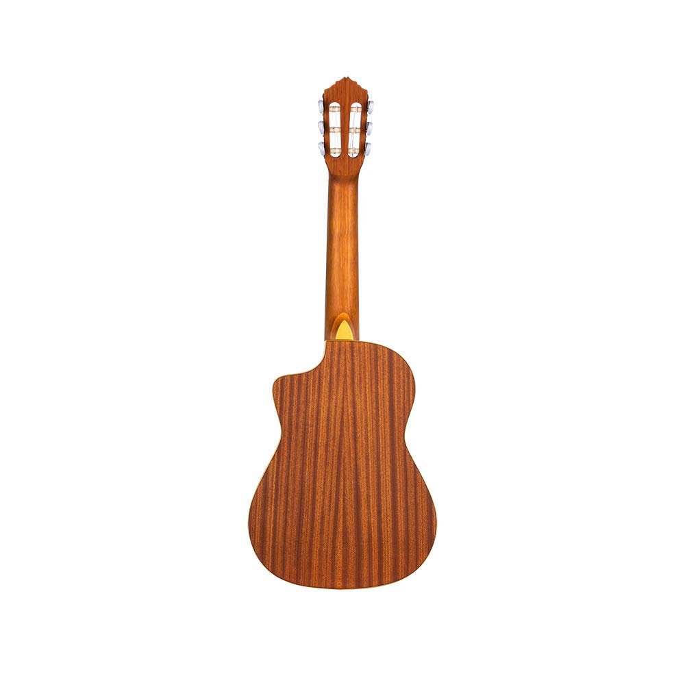 Ortega Guitars Requinto Series 6 String Acoustic Guitar, Right, Spruce, 22 Zoll (RQ25)