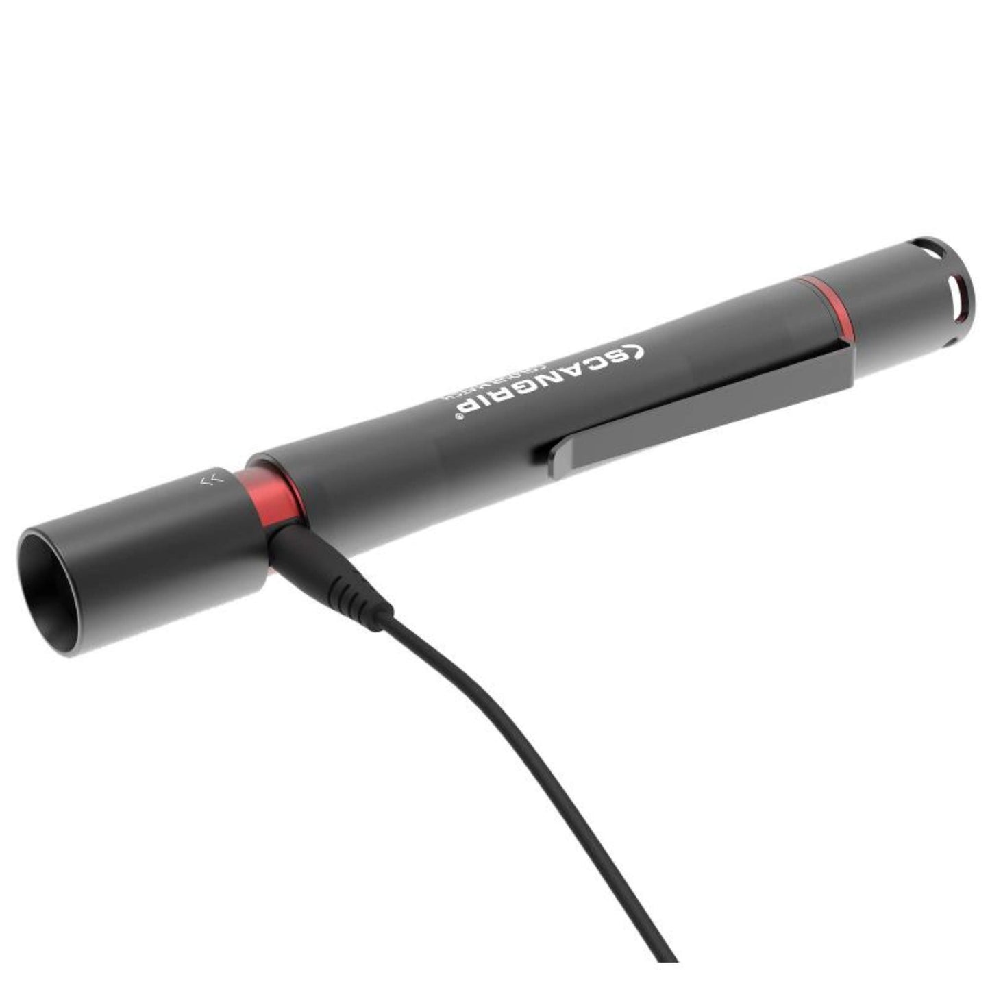 Scangrip Matchpen R Rechargeable Penlight with 2 Color Light Bundle with a Lumintrail USB Wall plug