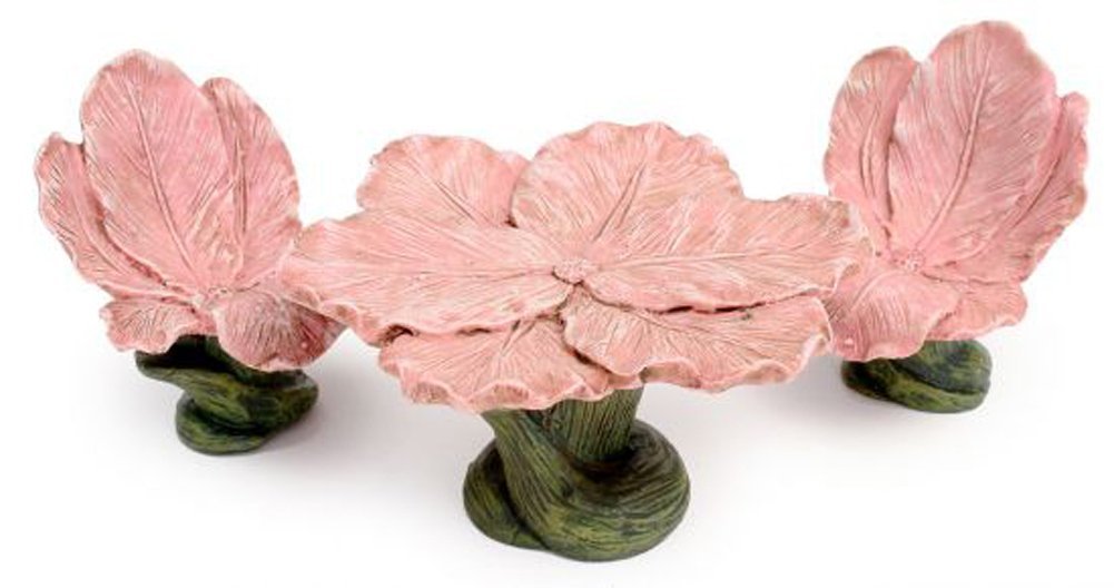 Marshall Home and Garden "Iris Table & Chairs" Miniature Fairy Garden Accessory #MG9