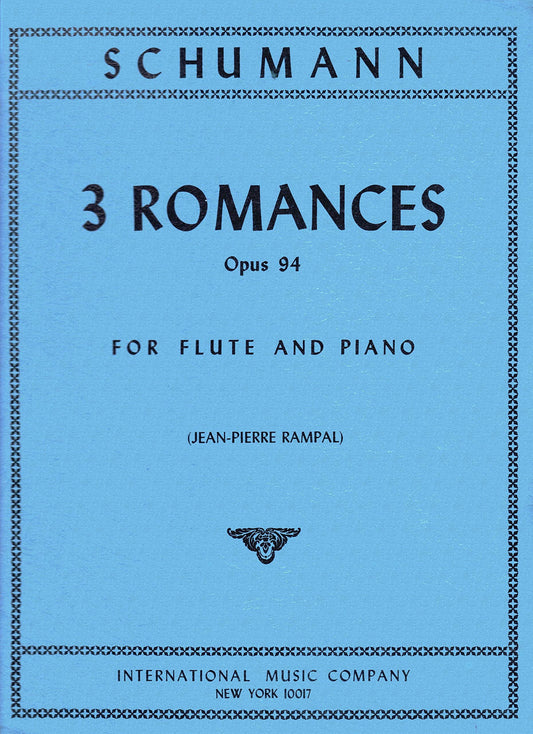 3 Romances Opus 94 for Flute and Piano
