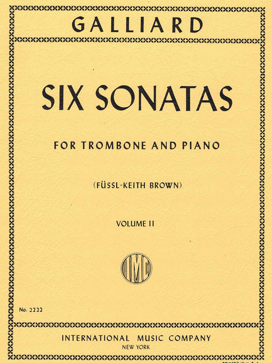 Galliard: Six Sonatas for Trombone and Piano (Volume II)